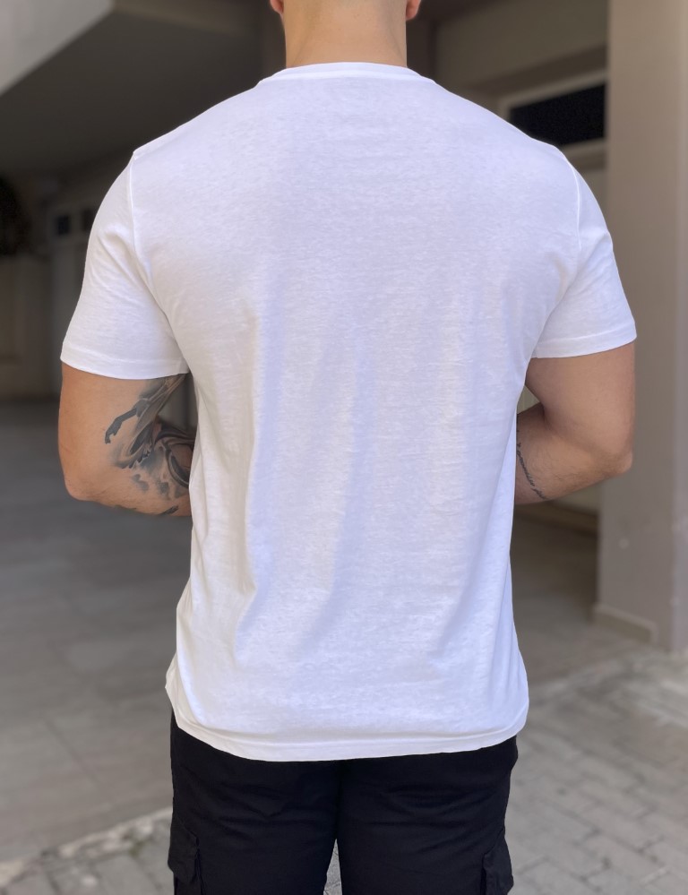 Lee Wobbly Logo Tee ανδρικό μπλουζάκι λευκό L65QAI12 φωτογραφία